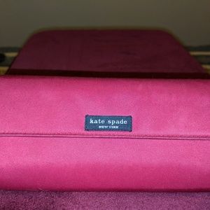 Kate Spade wallet, red nylon material